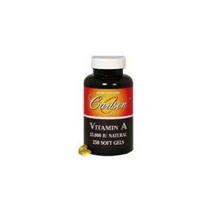 Vitamin A Natural 25000 IU   Helps Maintain Healthy Hair and Skin, 250 