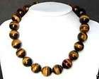 charming 10mm african roar tiger s eye beads necklace 17