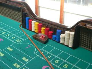 Vintage 1930s Riverboat Casino Craps Table w/Custom Top  