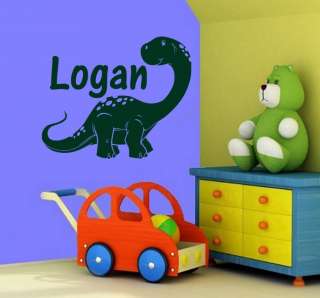 Personalized Dinosaur & Name Wall Decal Sticker 17x20  