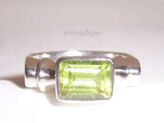 Silpada Sterling Silver Peridot Ring Size 6 Retired R0713