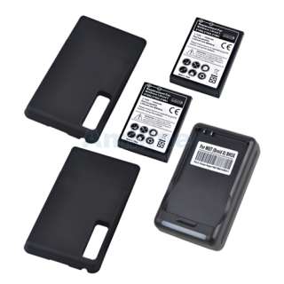NEW 2X 3500mah Extended Battery + Charger For Motorola Droid 3 XT862 