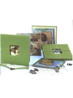 AMM All My Memories GREEN Accordian Scrapbook Album Kit  
