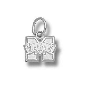  Mississippi State Bulldogs Solid Sterling Silver M STATE 