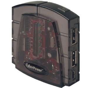  Cyberpower CP H420P USB Hub, 4 Port, USB 2.0, 480Mbps, 1.1 