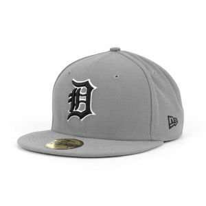   Detroit Tigers New Era 59Fifty MLB Gray BW Cap Hat