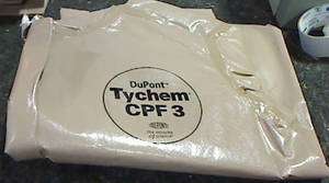 DuPont Tychem CPF 3 Personal Protection Brown Chemical Suit Garment 