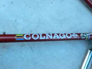 COLNAGO SUPER COMPETITION FRAME FORKS MADE WITH COLUMBUS TUBING LOVELY 