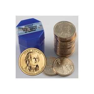 2007 Presidential Certified Roll   P Mint   John Adams  