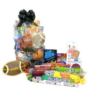 Sports Retro Candy Basket with Free Cookie  Grocery 