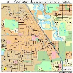  Street & Road Map of Northfield, Illinois IL   Printed 