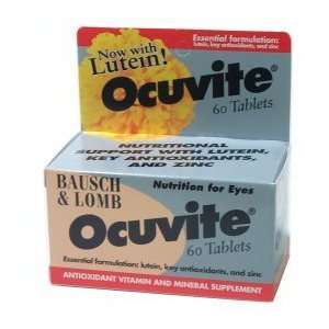 Bausch & Lomb Ocuvite Ocuvite Eye Vitamins and Mineral Supplement, 60 