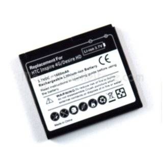 New 1600mAh Li ion Battery for HTC Inspire 4G (AT&T), Desire HD (A9191 