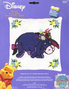 Cross Stitch Kit Disney Winnie The Pooh Eeyore Pillow  