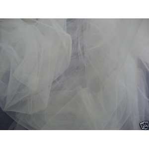  White Tulle Fabric 108 By the Yard Arts, Crafts & Sewing