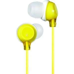  JVC HA FX22Y Clear Color Inner Ear Headphones, Yellow 