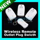 PACK OUTLET PLUG SWITCH With WIRELESS REMOTE CONTROL