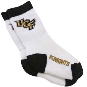 NCAA UCF Knights Toddler White Crew Socks Sports 