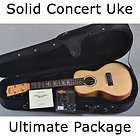 Kala Solid Wood Concert Ukulele   Ultimate Uke Package   Solid Spruce 