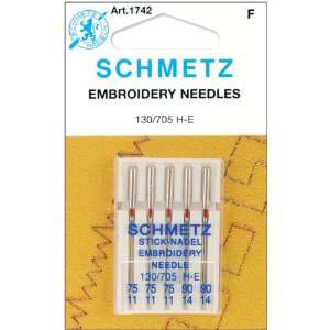  Embroidery Machine Needles 3 75, 2 90 5/Pkg [Office 