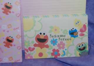 50 Sheet Sesame Street Babies Elmo Flowers Volume Stationary Letter 