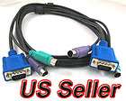 New PS2 KVM Cable Male to Male for keyboard 5 fee