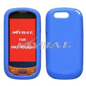  MyBat Samsung Highlight SGH T749 Solid Blue Silicone Skin 