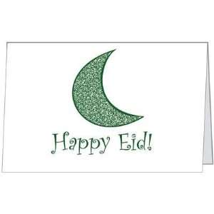  Eid Cards    Moon and Happy Eid Pattern (10 Pack 
