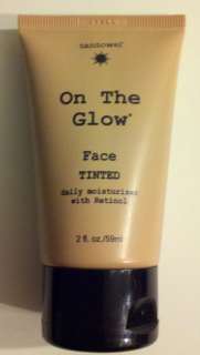   On the Glow 2 oz Face Tinted Daily Moisturizer with Retinol Tan Towel