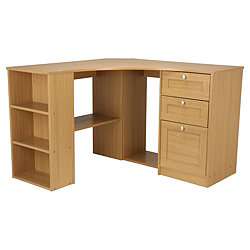 Buy Fraser Corner Desk With Storage, Oak Effect from our Workstations 