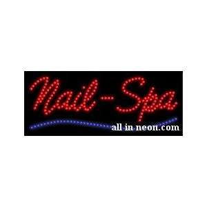  Nails Spa Underline Business LED Sign