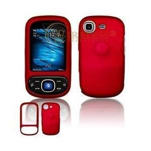  Cover Case for Samsung Strive A687   Rubberized Red Cell 