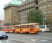 Polish  built Konstal 13N PCC cars are still widely used in Warsaw