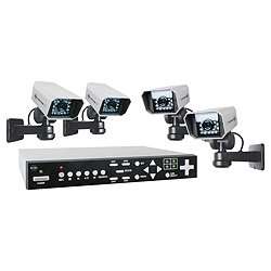 Buy Byron colour 320GB quad CCTV System DVR320SET from our Security 