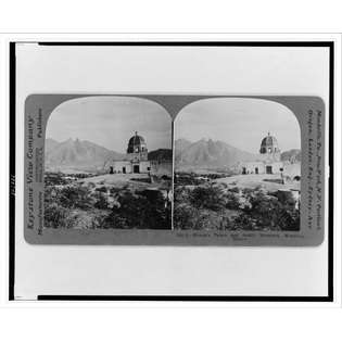   Bishops palace and Saddle mountain, Monterey [sic], Mexico, 16 x 20in