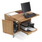 The Ergo Office Woodland All in One Computer Armoire in Solid Natural 