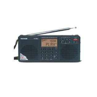   Shortwave Radio with Dual Speakers And  Player, Black 