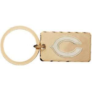    Chicago Bears Gold Plated Brass Key Chain