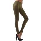 TBIS Olive Long Footless Stretchy Legging Tights Pants LGL1