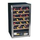 Koldfront 33 Bottle Free Standing Wine Cooler   Stainless Steel