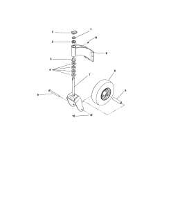 ARIENS Zero turn mower Hydraulic schematic Parts  Model 99480600 (101 