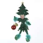   Fabric Tree Pixie Fairy with Holiday Balls Christmas Ornaments 14
