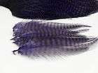 18 purple grizzly saddle hair extension feather 3 5 expedited