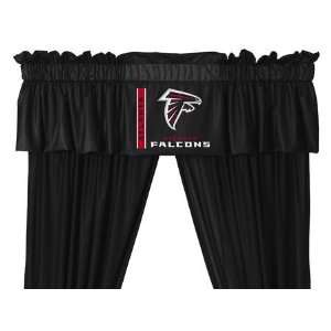   Falcons Window Valance & 63in Drapes/Curtains