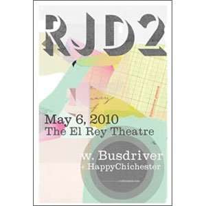 RJD2   Posters   Limited Concert Promo