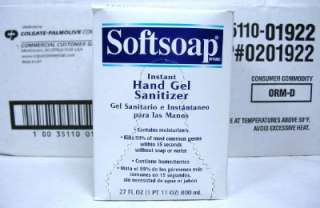   SOFTSOAP BRAND INSTANT HAND GEL SANITIZER AND WALL MOUNT DISPENSER