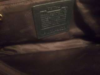Authentic COACH Handbag Classic Leather Tote Black Shopper Womens 