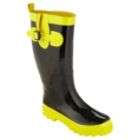 Womens Lucie Neon Tipped Rain Boot   Yellow