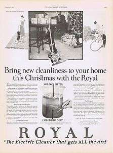 1923 VINTAGE AD   ROYAL VACUUM CLEANER #12  