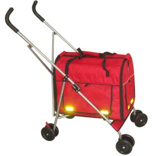   In 1 Red Pet Dog Stroller/Carrier/House/Car Seat 